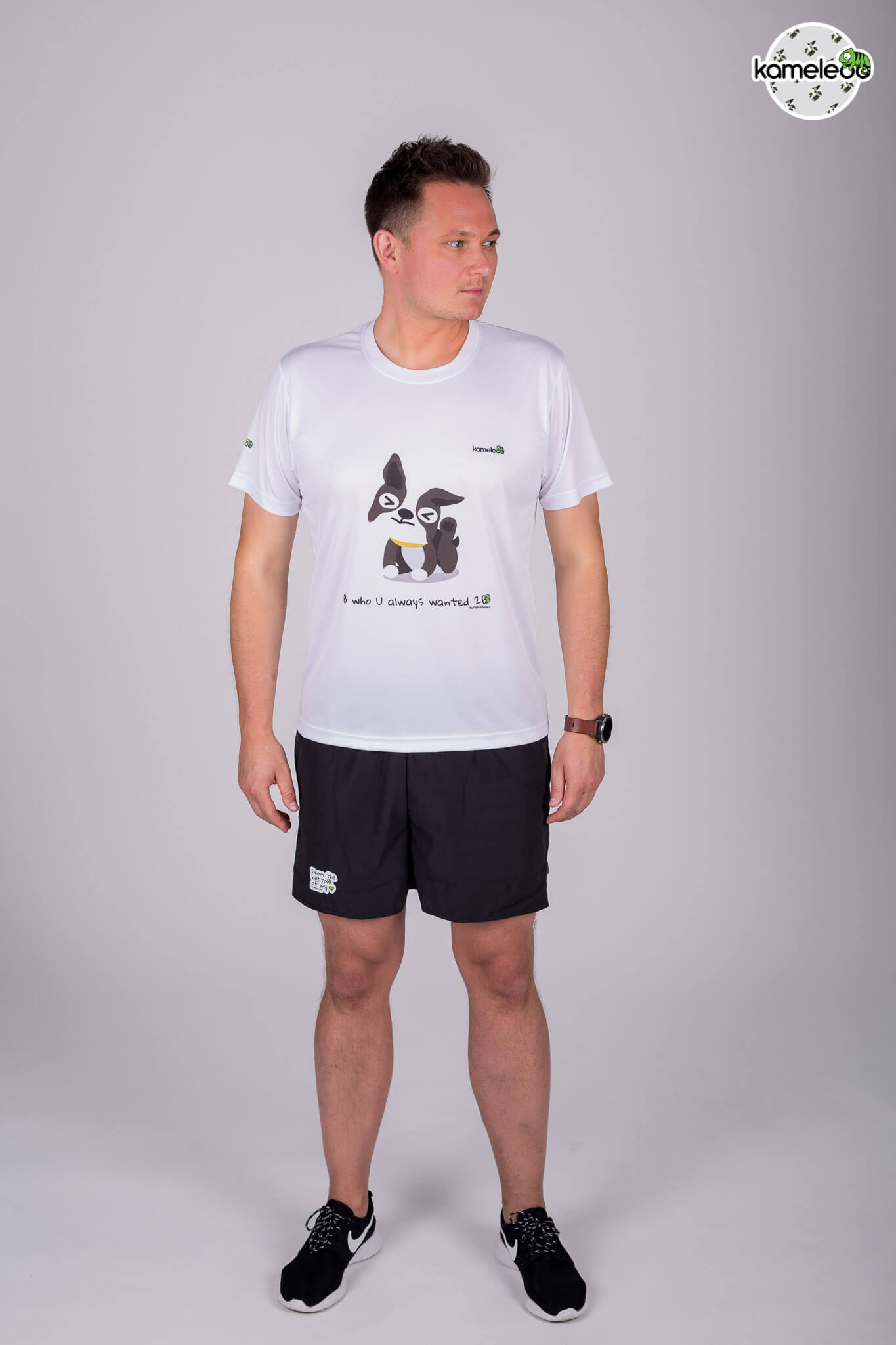 T-Shirt Męski Bostoon - White - Kameleoo.com