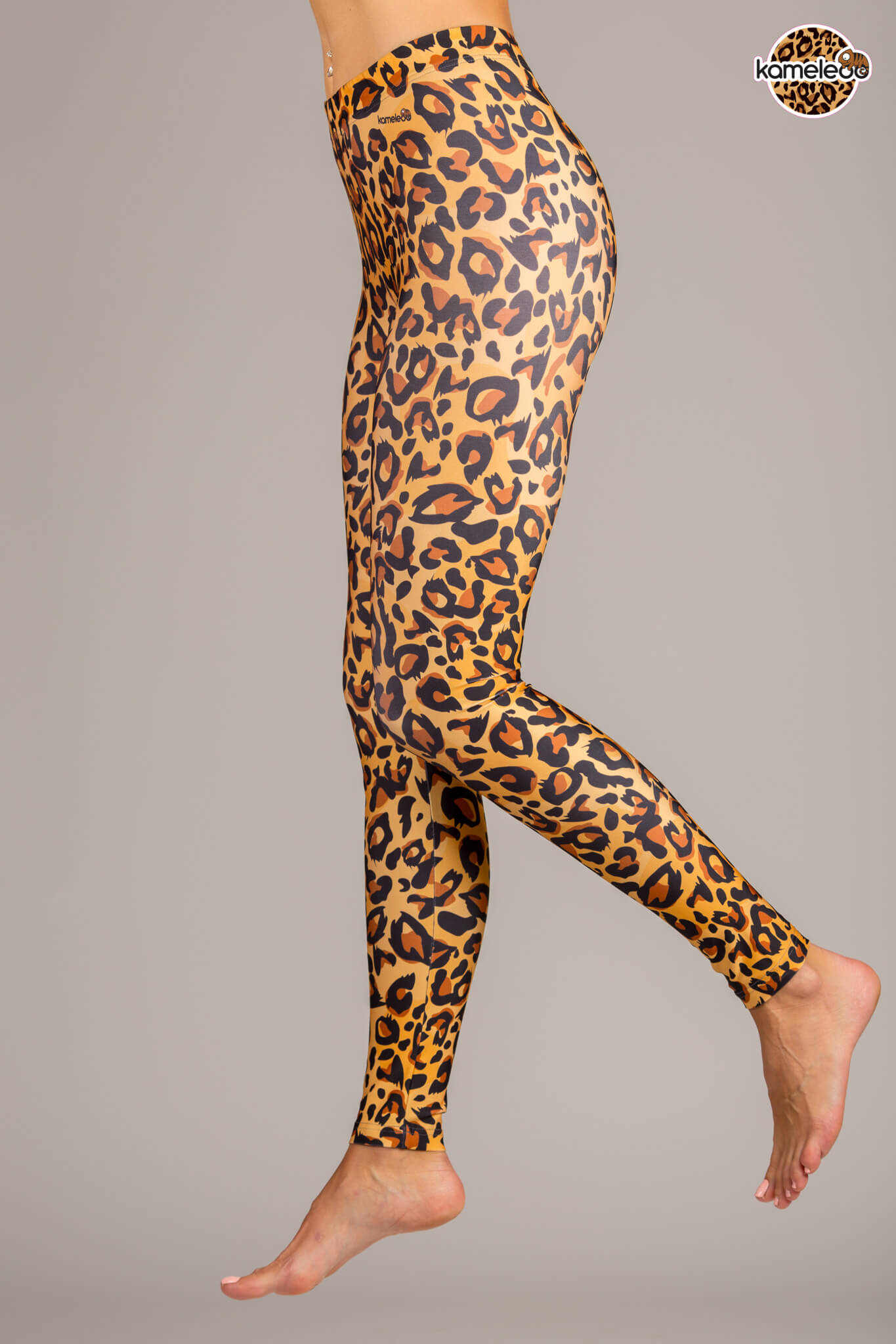 Legginsy Panterka Leopardo Coloridoo - Natural